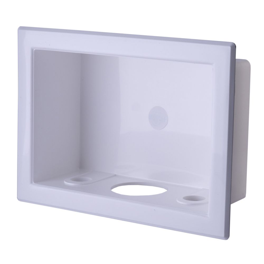 Caja Plastica Blanca De 23x15x8 Cm Para Llave Lavadora - listocorona
